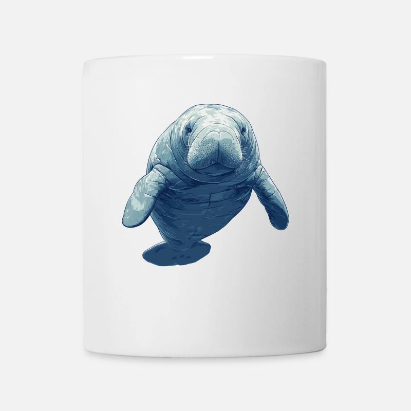Seekuh Manatees Manatee - Tasse - Weiß