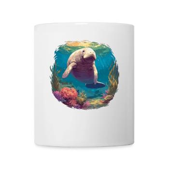 Lamantins Seekuh Lamantin - Mug blanc - blanc - Devant
