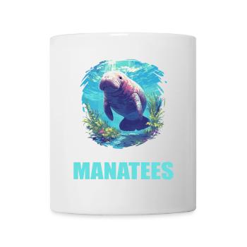 Lamantins Seekuh Lamantin - Mug blanc - blanc - Devant