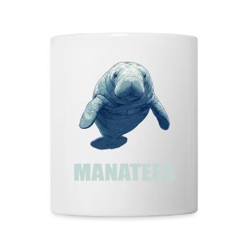 Lamantins Seekuh Lamantin - Mug blanc - blanc - Devant