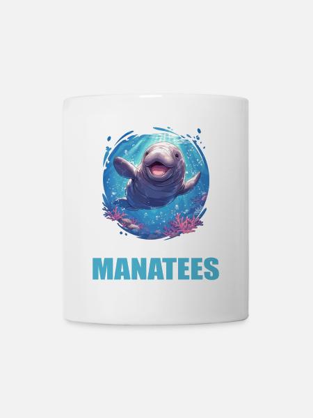 Seekuh Manatees Manatee - Tasse - Weiß