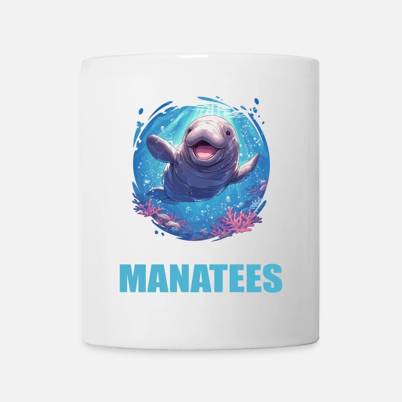 Seekuh Manatees Manatee - Tasse - Weiß