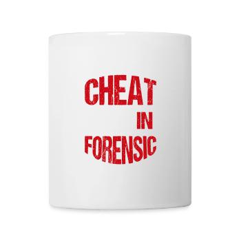 In Der Forensik Kann Sie Niemand Betrügen - Tasse - Weiß - Vorne