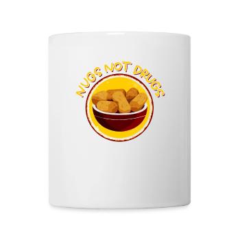 Des pépites au lieu de la drogue - Mug blanc - blanc - Devant