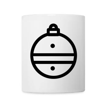 Boule de Noël - Mug blanc - blanc - Devant