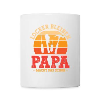 Papa macht das schon - Tasse - Weiß - Vorne