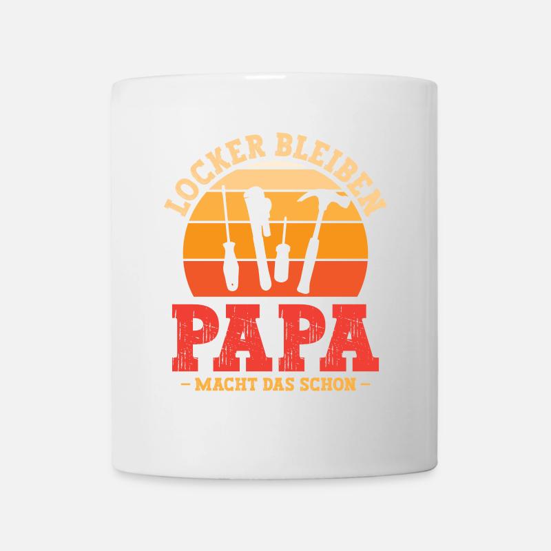 Papa macht das schon - Tasse - Weiß
