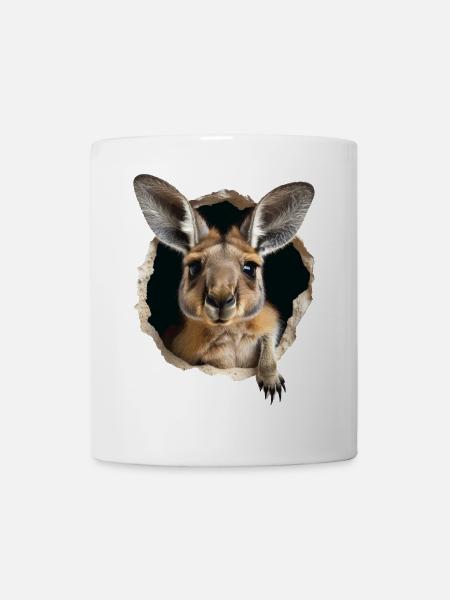 Känguru - Tasse - Weiß