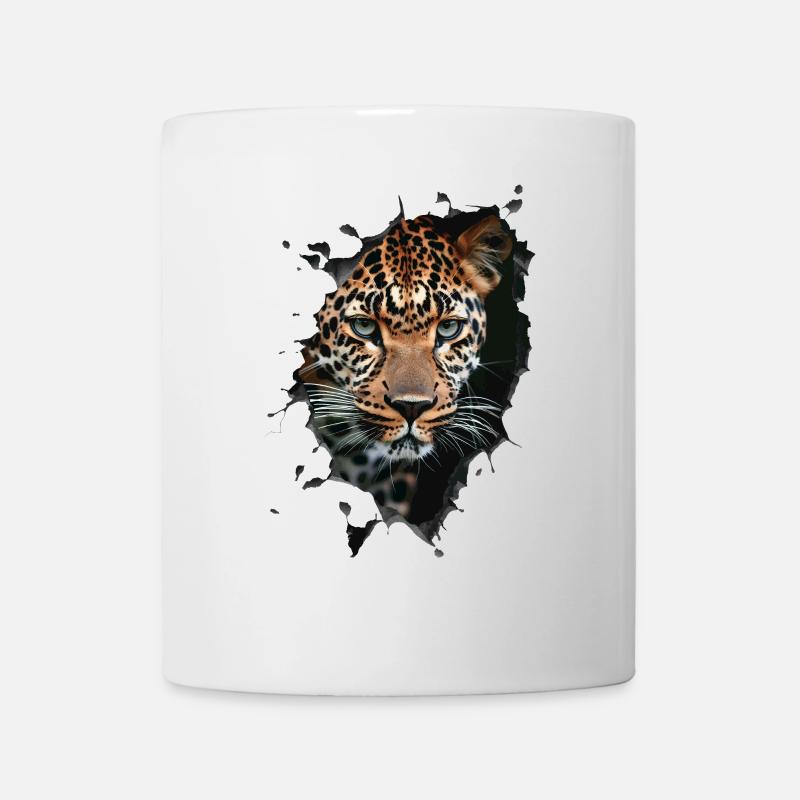 Leopard - Tasse - Weiß