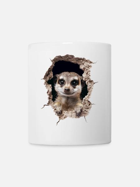 Suricate - Mug blanc - blanc