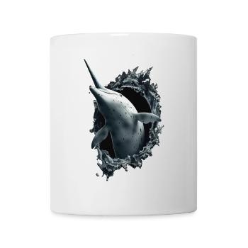 Narwal - Tasse - Weiß - Vorne