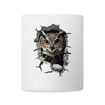 Eule - Tasse - Weiß - Vorne