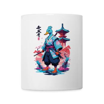 Esthétique Samurai Duck Style Vaporwave - Mug blanc - blanc - Devant