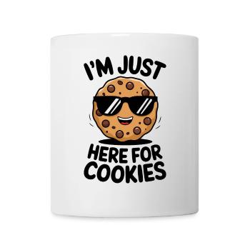 Cookies Saying Chocolate Cookies Funny Cookie Gift - Mug - white - Front