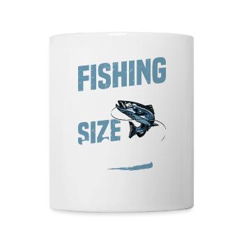 Fishing is proof that it depends on the size of the - Mug - white - Front