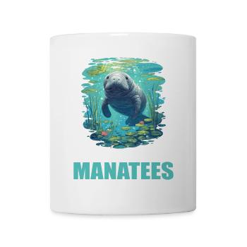 Lamantins Seekuh Lamantin - Mug blanc - blanc - Devant