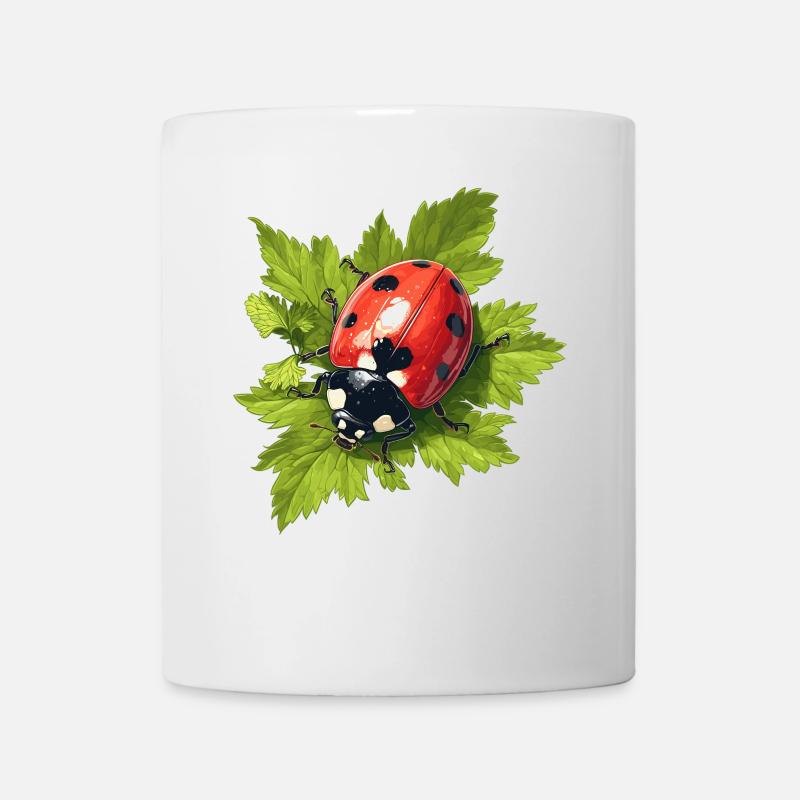 Ladybug Marienkäfer - Mug - white