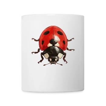 Coccinelle Marienkäfer - Mug blanc - blanc - Devant