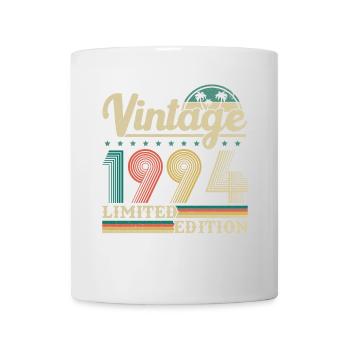 1994 Vintage Retro Geburtstagsgeschenk - Tasse - Weiß - Vorne