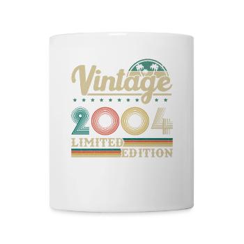 2004 Vintage Retro Geburtstagsgeschenk - Tasse - Weiß - Vorne