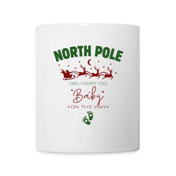 Santa Christmas Baby Anouncement - Mug - white - Front