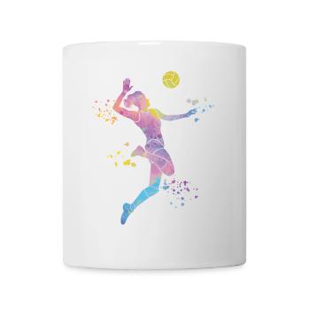 Joueurs de volley-ball Enfants Beach volley - Mug blanc - blanc - Devant