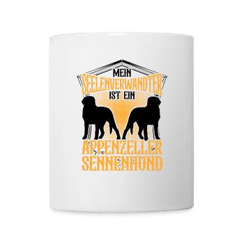 Appenzeller Mountain Dog is my soul mate - Mug - white - Front
