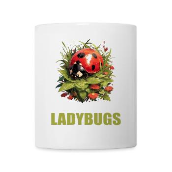 Coccinelle Marienkäfer - Mug blanc - blanc - Devant