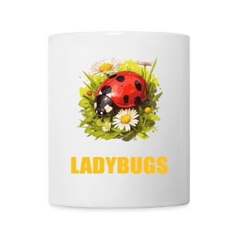 Coccinelle Marienkäfer - Mug blanc - blanc - Devant