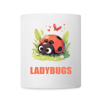 Coccinelle Marienkäfer - Mug blanc - blanc - Devant