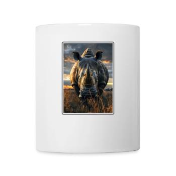 Rhino Rhinos Rhino - Mug blanc - blanc - Devant