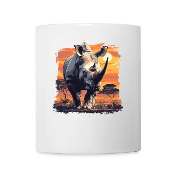 Rhino Rhinos Rhino - Mug blanc - blanc - Devant