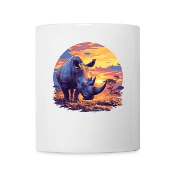 Rhino Rhinos Rhino - Mug blanc - blanc - Devant