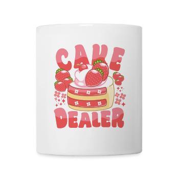 Cake Baker Cake Dealer Cupcake - Mug blanc - blanc - Devant