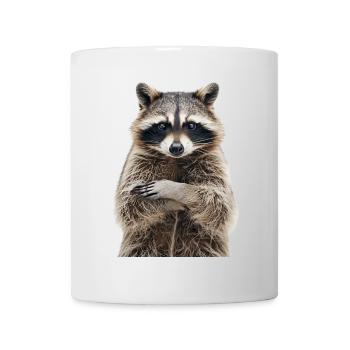 Raton laveur - Mug blanc - blanc - Devant