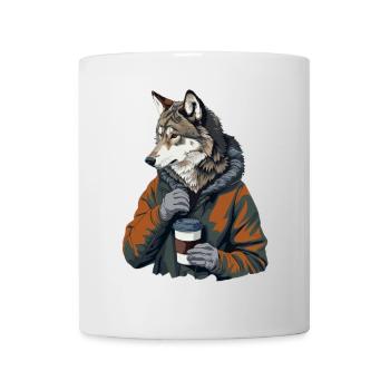 Wolf - Mug - white - Front