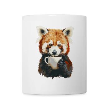 Roter Panda - Tasse - Weiß - Vorne