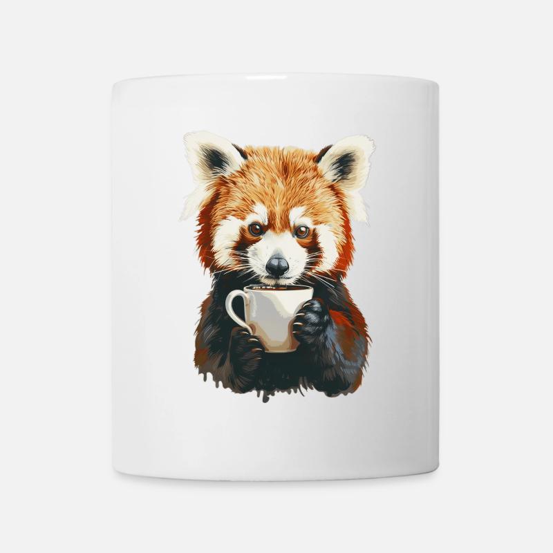 Roter Panda - Tasse - Weiß