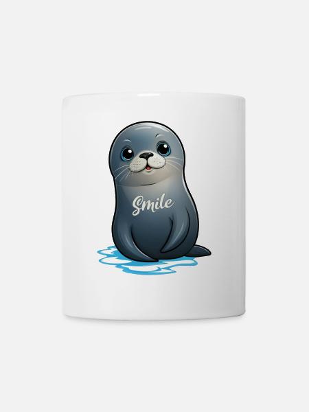 Niedlicher Seehund - Tasse - Weiß