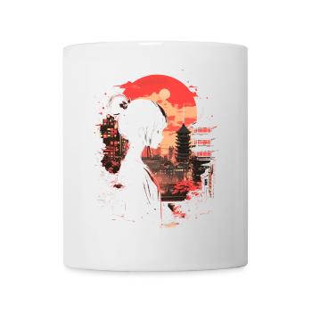Fille d’Anime Japon - Mug blanc - blanc - Devant