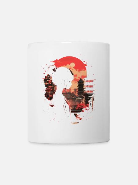 Anime Mädchen Japan - Tasse - Weiß