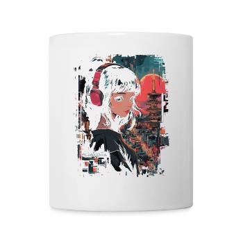 Fille d’Anime Japon - Mug blanc - blanc - Devant