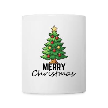 Merry Christmas Christmas Tree - Mug - white - Front