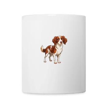 Chien Brittany Spaniel Dresseur Humain Professionnel - Mug blanc - blanc - Devant
