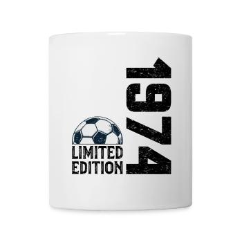 Fußball in limitierter Auflage zum 50-jährigen - Tasse - Weiß - Vorne