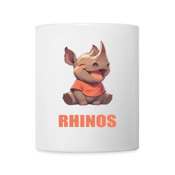 Rhino Rhinos Rhino - Mug blanc - blanc - Devant