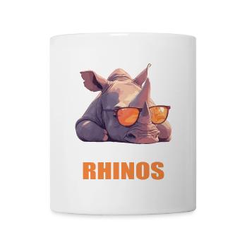 Rhino Rhinos Rhino - Mug blanc - blanc - Devant