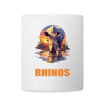 Rhino Rhinos Rhino - Mug blanc - blanc - Devant