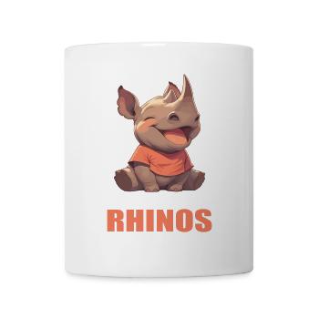 Rhino Rhinos Rhino - Mug blanc - blanc - Devant
