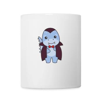 Dino Happy Halloween Cute Vampire Costume - Mug - white - Front